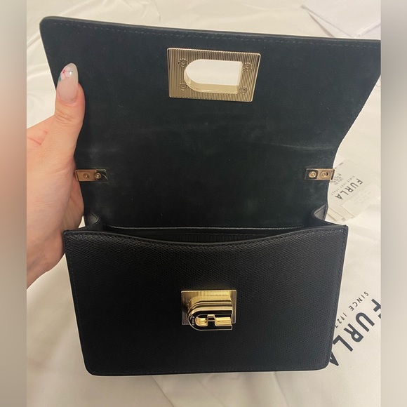SOLD Furla 1927 Crossbody Mini Nero Bag *NEW* - Picture 5 of 13